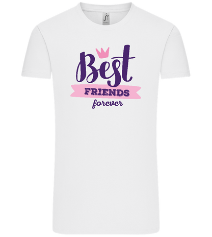 Best Friends Forever 1 Design - Comfort Unisex T-Shirt_WHITE_front