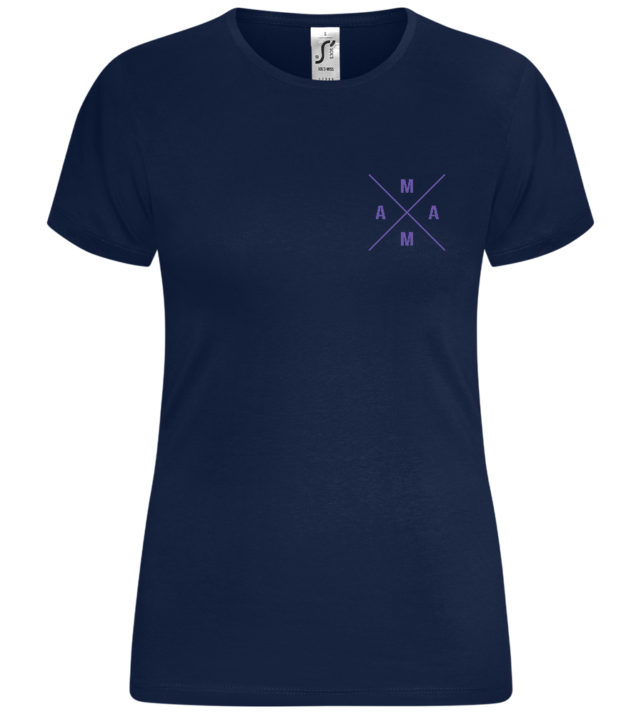 Mama Logo Design - Comfort women's t-shirt_MARINE_front