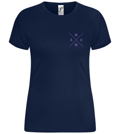 Mama Logo Design - Comfort women's t-shirt_MARINE_front