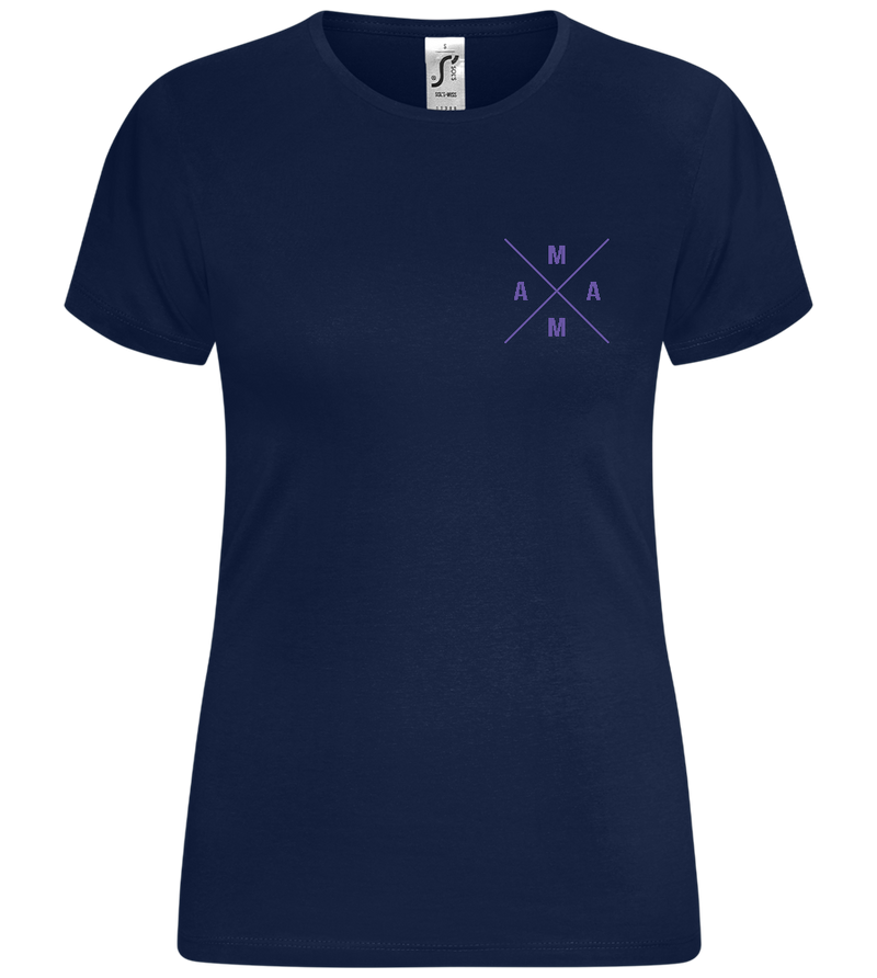 Mama Logo Design - Comfort women's t-shirt_MARINE_front