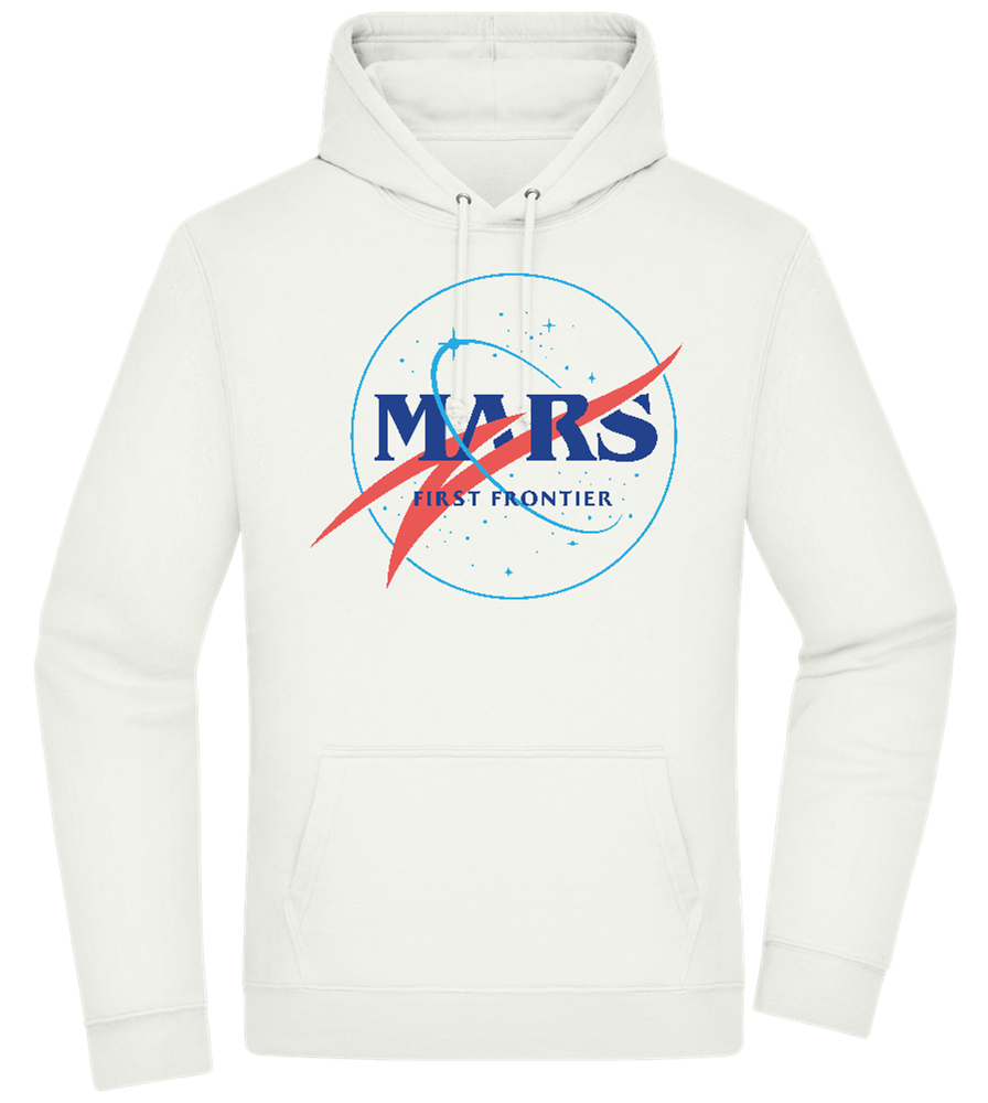 Mars First Frontier Design - Premium Essential Unisex Hoodie_CREAMY GREEN_front