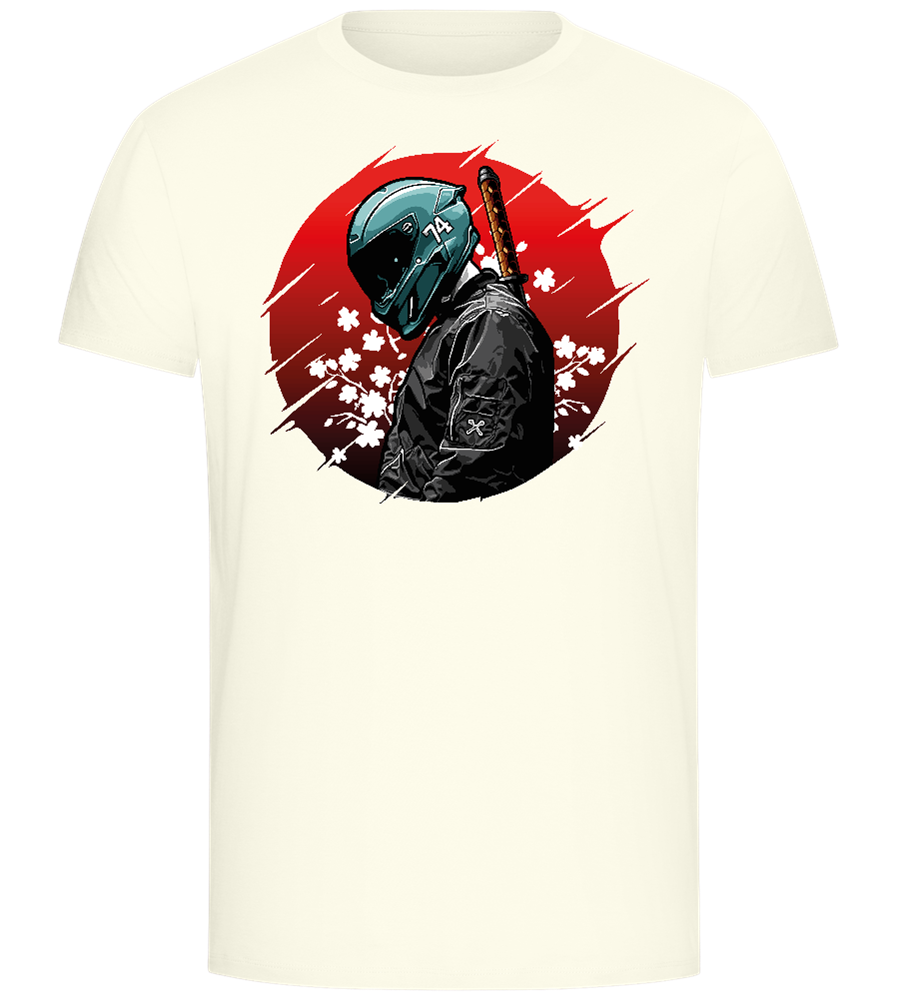 Red Samurai Design - Comfort Unisex T-Shirt_ECRU_front