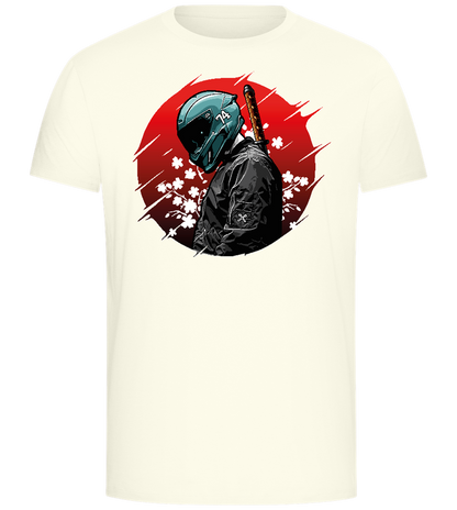 Red Samurai Design - Comfort Unisex T-Shirt_ECRU_front