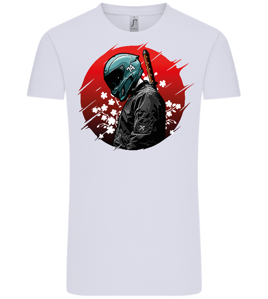 Red Samurai Design - Comfort Unisex T-Shirt_LILAK_front