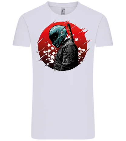 Red Samurai Design - Comfort Unisex T-Shirt_LILAK_front