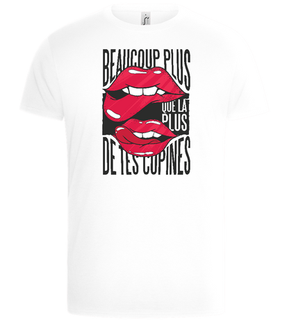 Sassy French Design - Basic Unisex T-Shirt_WHITE_front