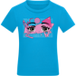 Fancy Eyes Design - Comfort kids fitted t-shirt_TURQUOISE_front