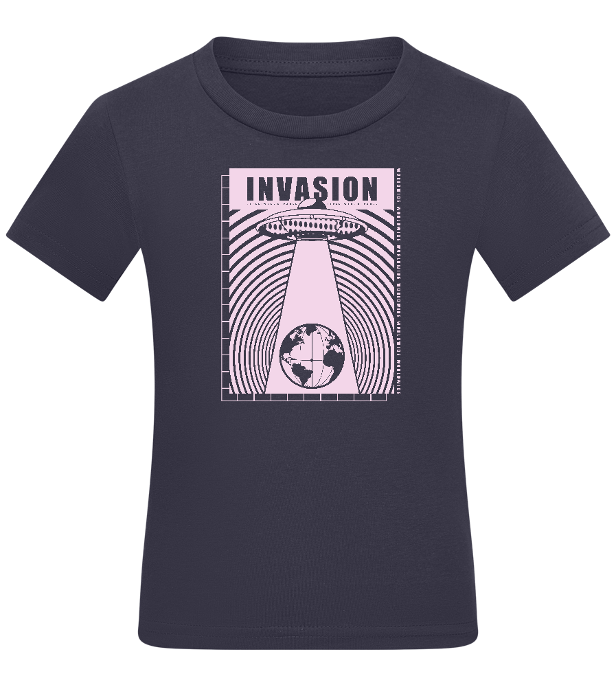 Invasion Ufo Design - Comfort kids fitted t-shirt_FRENCH NAVY_front