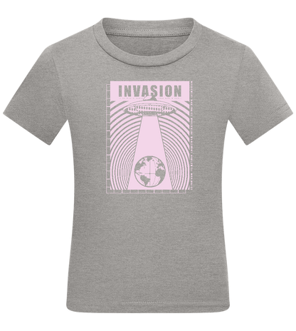 Invasion Ufo Design - Comfort kids fitted t-shirt_ORION GREY_front