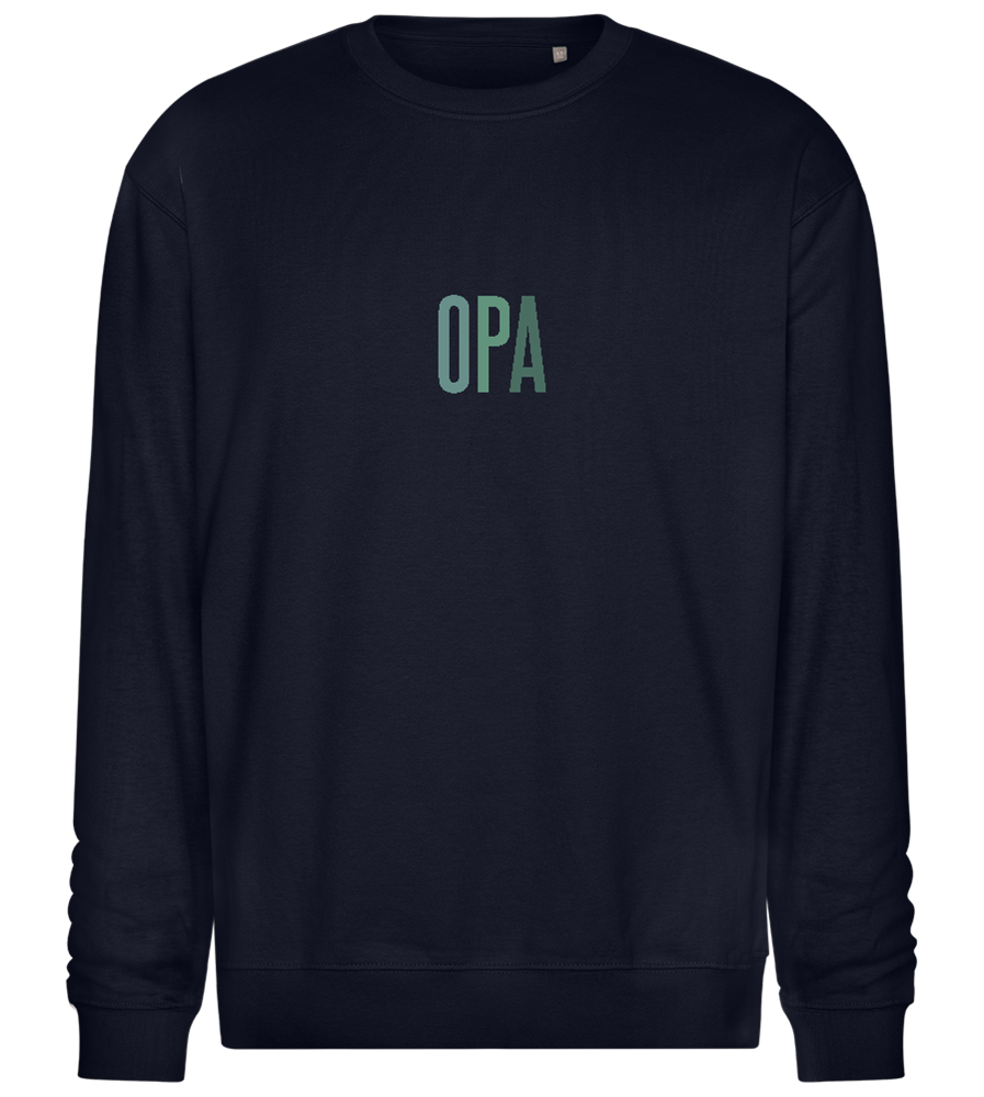 Opa Titel Design - Comfort Essential Unisex Sweater_FRENCH NAVY_front