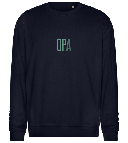 Opa Titel Design - Comfort Essential Unisex Sweater_FRENCH NAVY_front