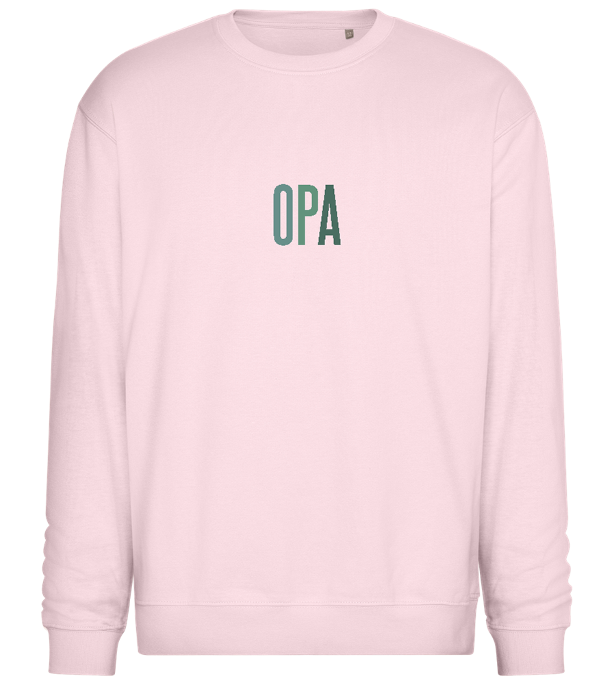 Opa Titel Design - Comfort Essential Unisex Sweater_LIGHT PEACH ROSE_front