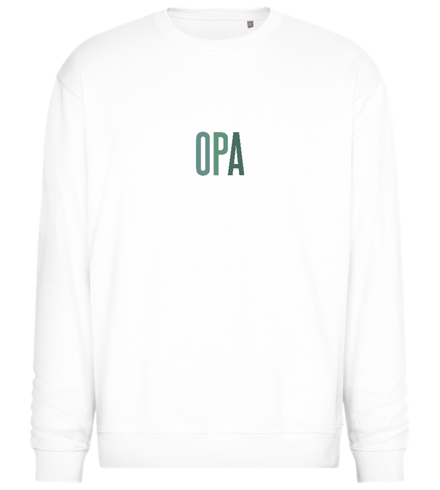 Opa Titel Design - Comfort Essential Unisex Sweater_WHITE_front