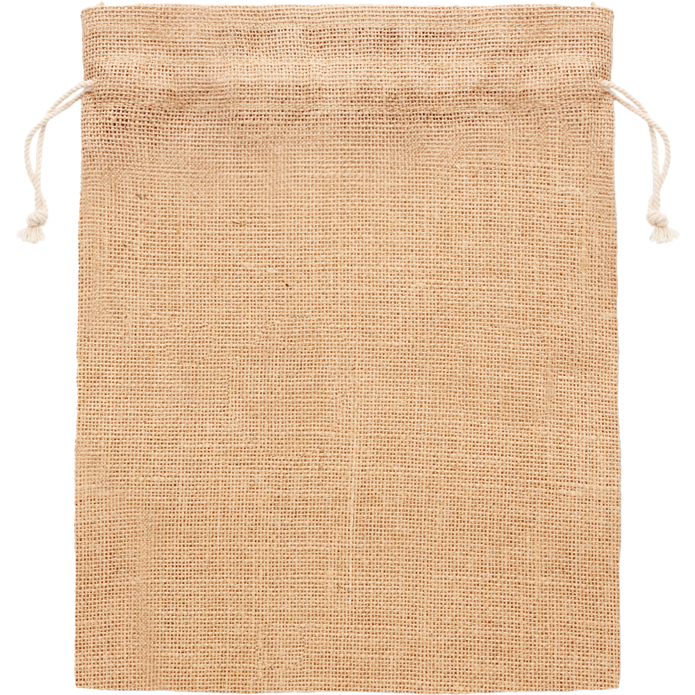 Medium Jute Gift Bag 25x32cm_BEIGE_front