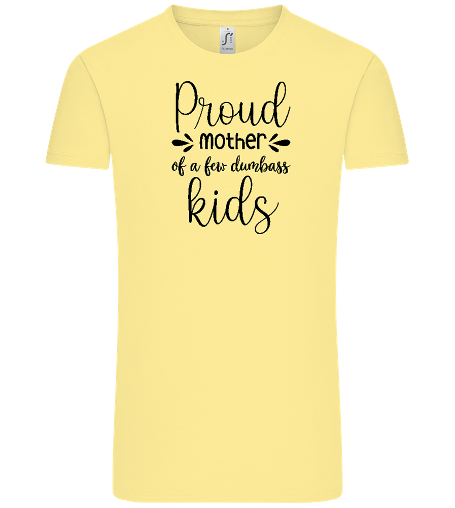 Proud Mother Design - Comfort Unisex T-Shirt_AMARELO CLARO_front