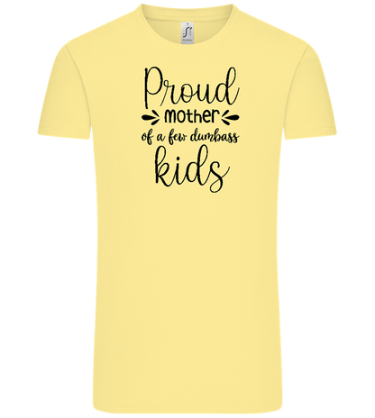 Proud Mother Design - Comfort Unisex T-Shirt_AMARELO CLARO_front