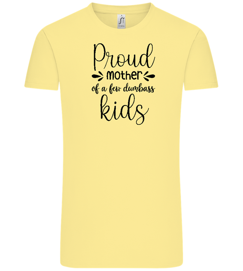 Proud Mother Design - Comfort Unisex T-Shirt_AMARELO CLARO_front