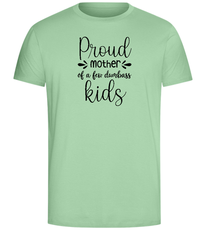 Proud Mother Design - Comfort Unisex T-Shirt_ICE GREEN_front