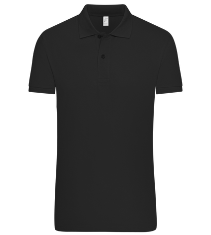 Premium Unisex Polo Shirt_BLACK_front