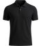 Premium Unisex Polo Shirt_BLACK_front