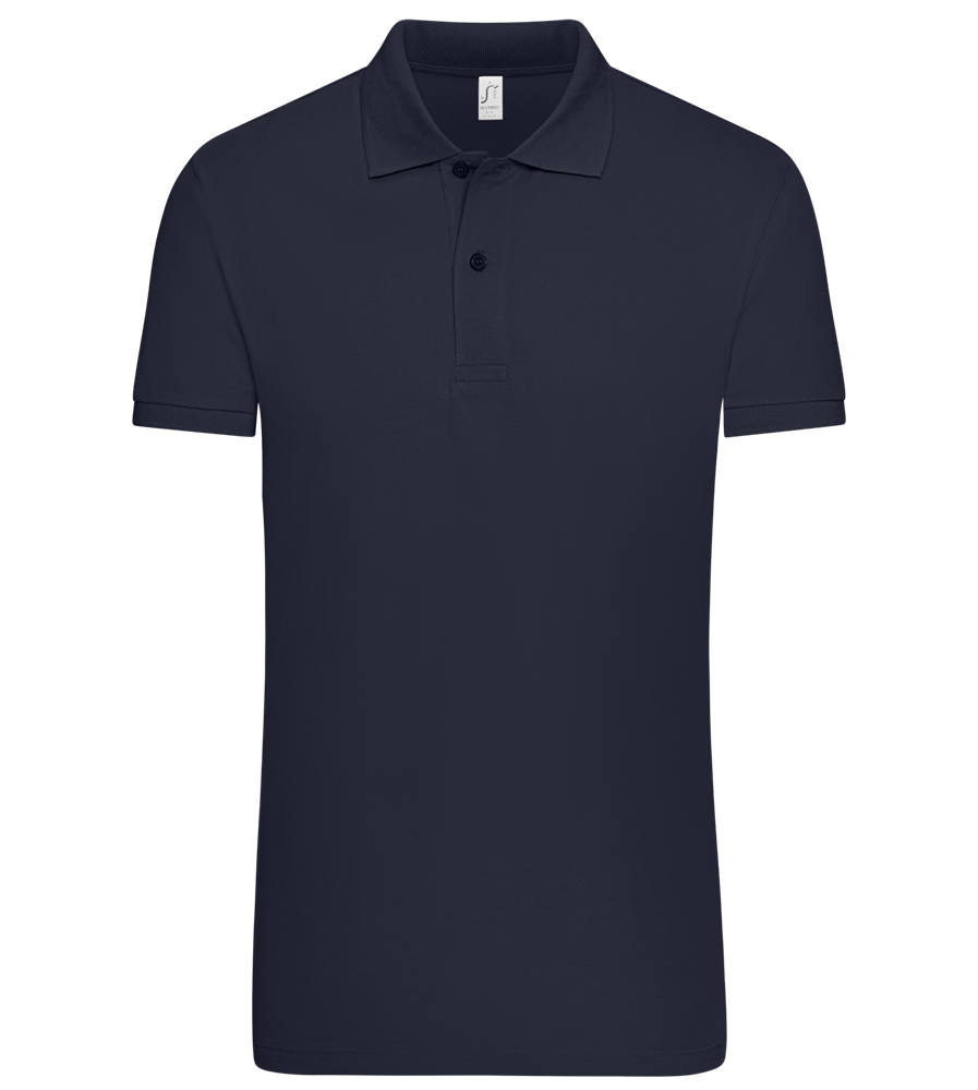 Premium Unisex Polo Shirt_FRENCH NAVY_front