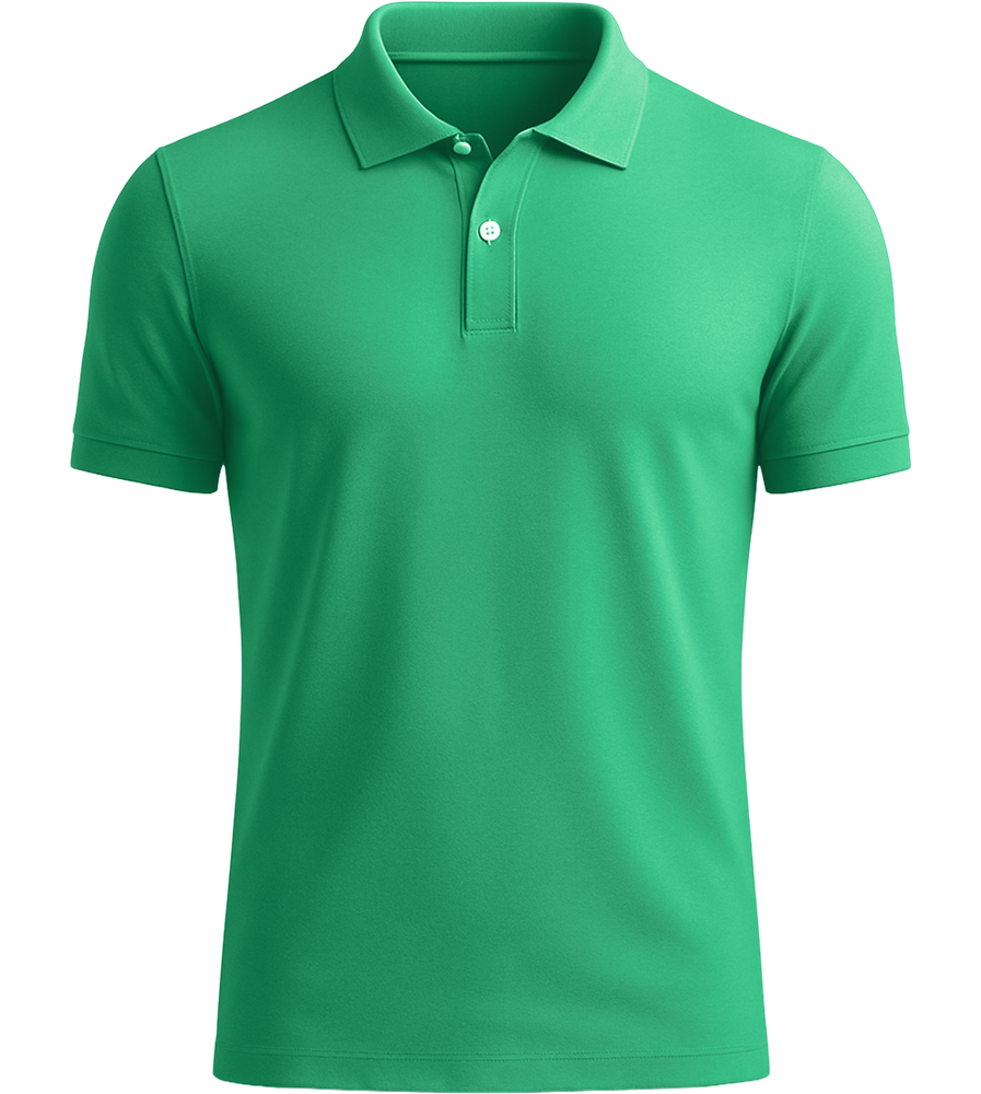Premium Unisex Polo Shirt_SPRING GREEN_front