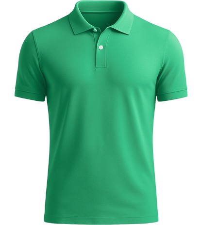 Premium Unisex Polo Shirt_SPRING GREEN_front