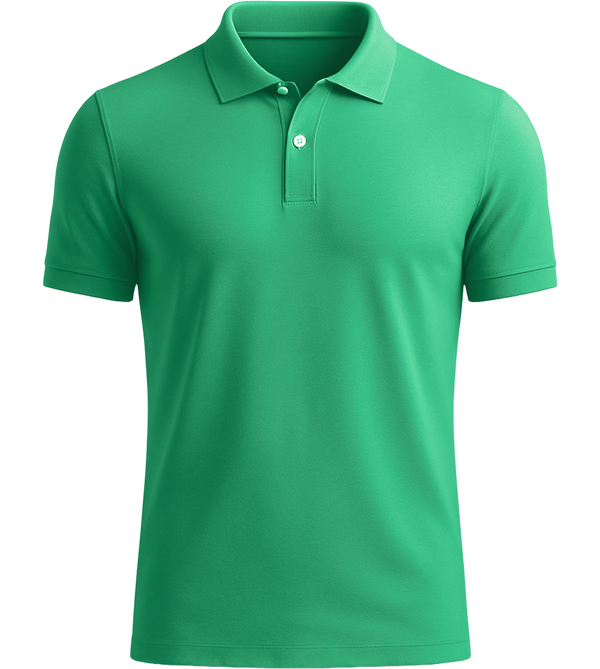 Premium Unisex Polo Shirt_SPRING GREEN_front