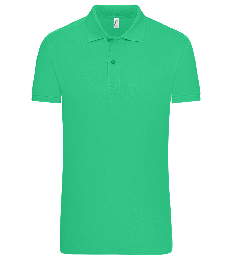 Premium Unisex Polo Shirt_SPRING GREEN_front