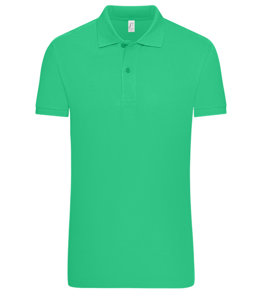 Premium Unisex Polo Shirt_SPRING GREEN_front