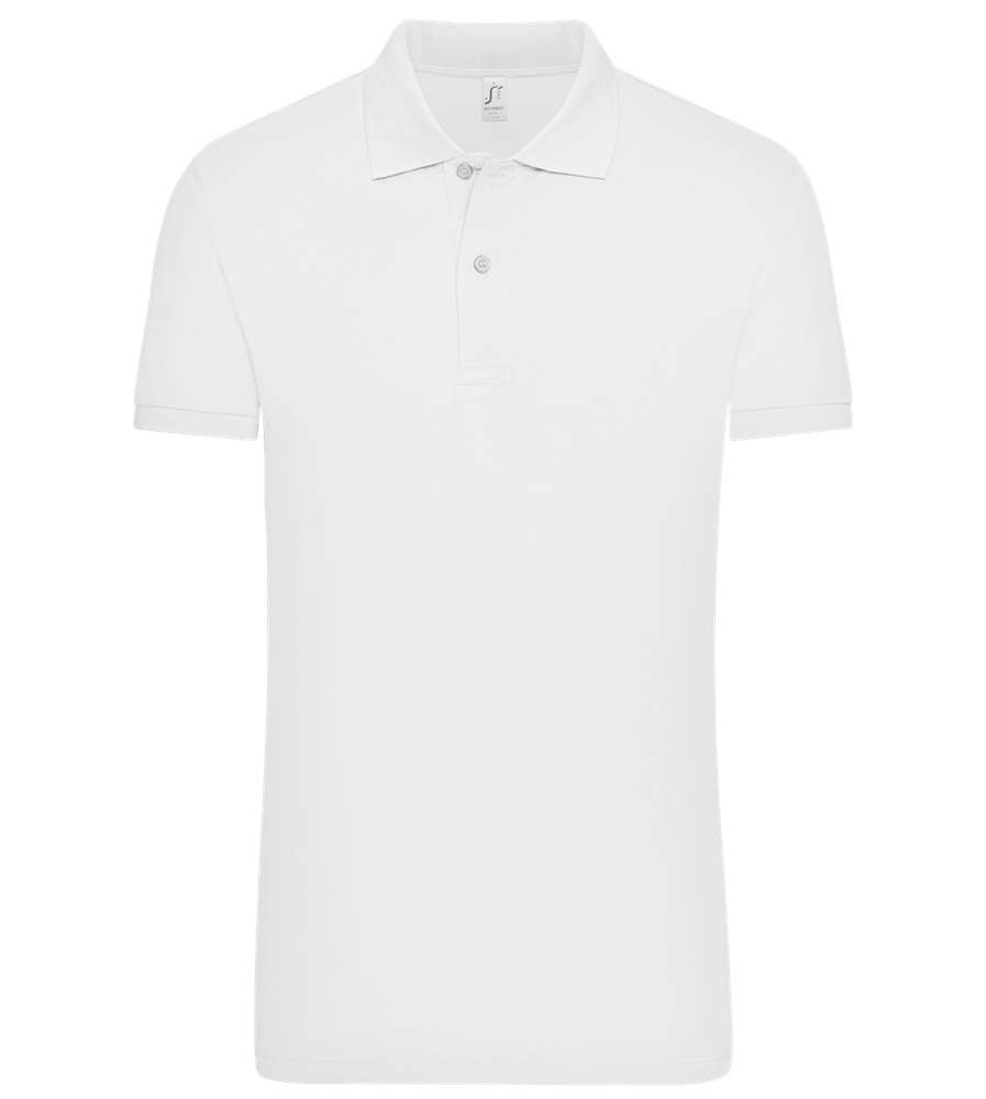 Premium Unisex Polo Shirt_WHITE_front