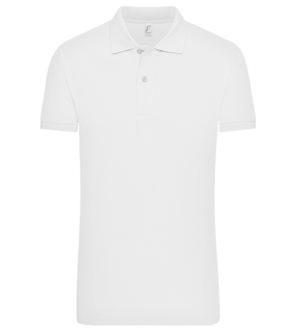 Premium Unisex Polo Shirt_WHITE_front