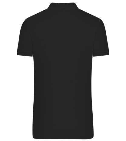 Premium Unisex Polo Shirt_BLACK_back