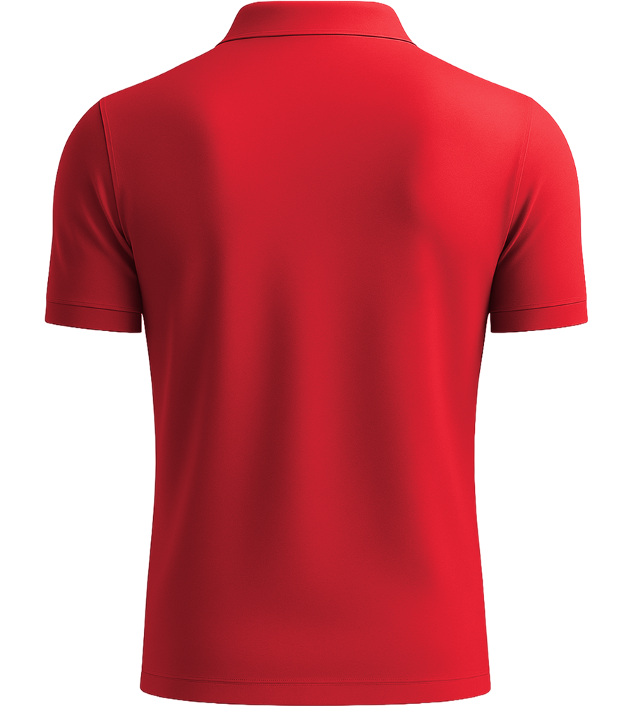 Premium Unisex Polo Shirt_BRIGHT RED_back
