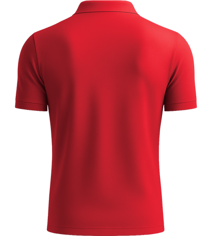 Premium Unisex Polo Shirt_BRIGHT RED_back