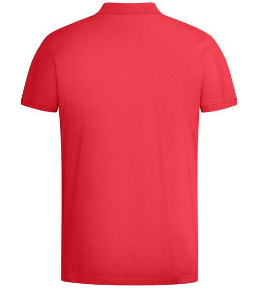 Premium Unisex Polo Shirt_BRIGHT RED_back