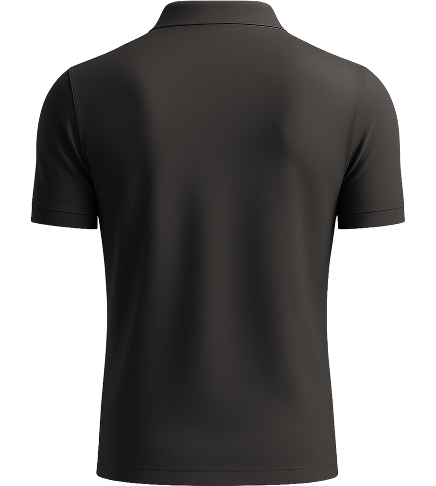 Premium Unisex Polo Shirt_CARBON GREY_back