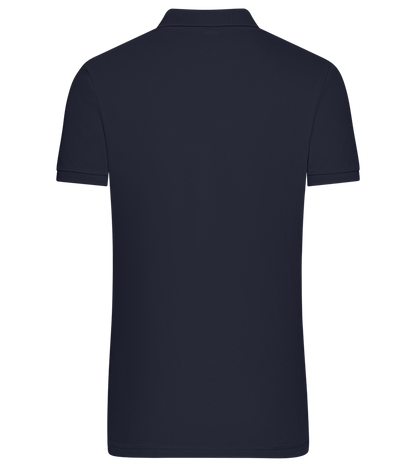 Premium Unisex Polo Shirt_FRENCH NAVY_back