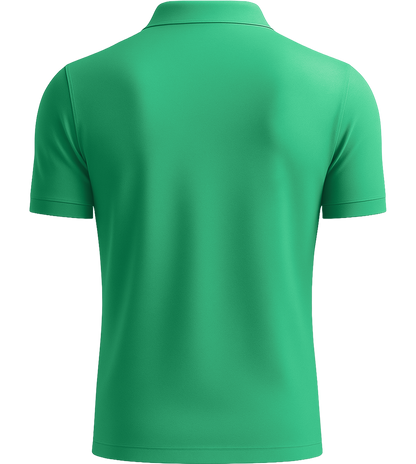Premium Unisex Polo Shirt_SPRING GREEN_back