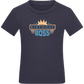 The Birthday Boss Design - Comfort kids fitted t-shirt_FRENCH NAVY_front