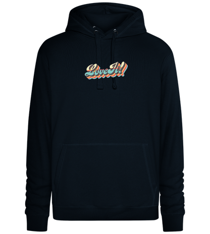 Love It! Design - Premium unisex hoodie_BLACK_front