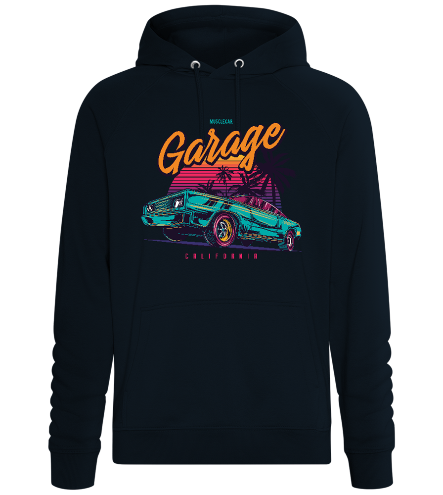 California Sunset Drive Design - Comfort unisex hoodie_BLACK_front