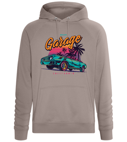 California Sunset Drive Design - Comfort unisex hoodie_CHARCOAL CHIN_front