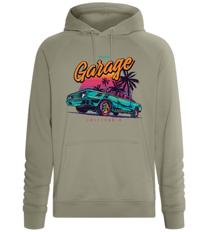 California Sunset Drive Design - Comfort unisex hoodie_KHAKI_front