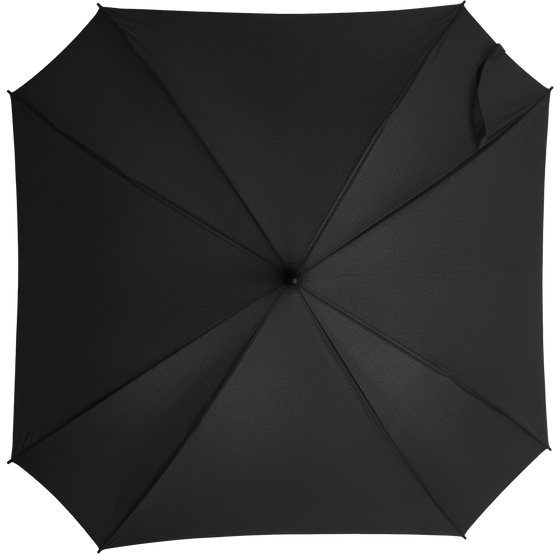 Square Windproof Umbrella_BLACK_front