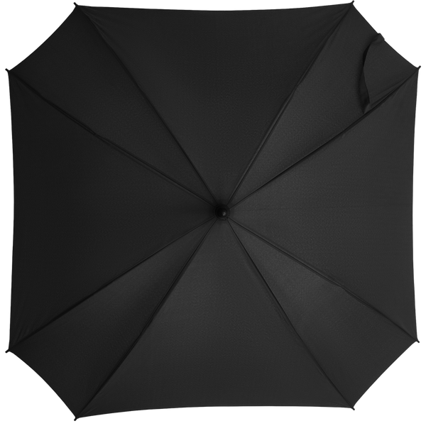 Square Windproof Umbrella_BLACK_front