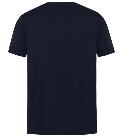 Oldschool Ghosts Design - Premium unisex regular fit t-shirt_FRENCH NAVY_back