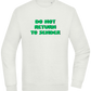 Do Not Return to Sender Design - Comfort Essential Unisex Sweater_CREAMY GREEN_front