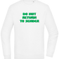 Do Not Return to Sender Design - Comfort Essential Unisex Sweater_WHITE_front