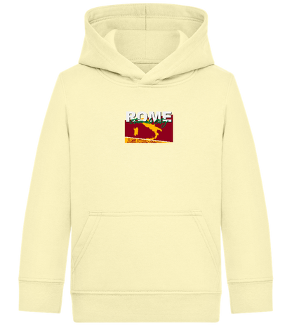 Eternal City Design - Comfort Kids Hoodie_AMARELO CLARO_front